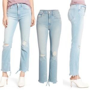 Mother The Dutchie “Nice Shot” Crop Jeans